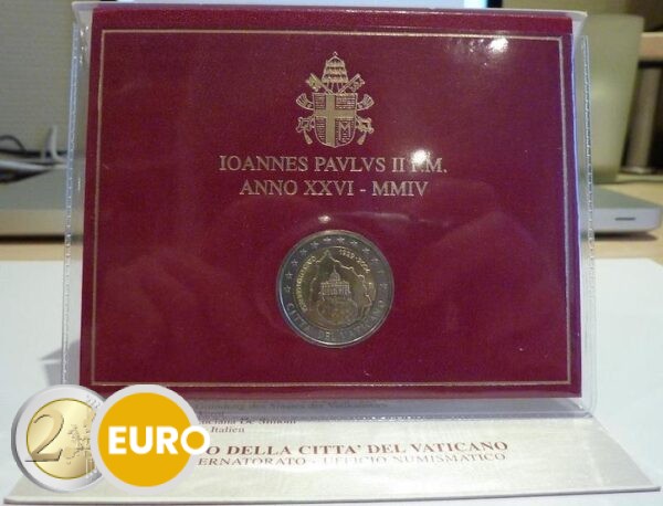 2 euros Vatican 2004 - 75 Ans Cité du Vatican BU FDC