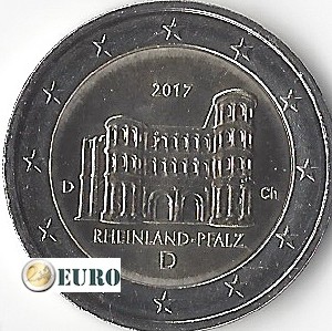 2 euros Allemagne 2017 - D Rheinland-Pfalz UNC