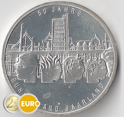 10 euros Allemagne 2007 - G La Sarre BU FDC