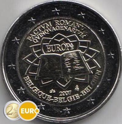 Belgique 2007 - 2 euros Traité de Rome TdR UNC