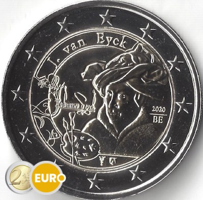 2 euros Belgique 2020 - Jan Van Eyck UNC
