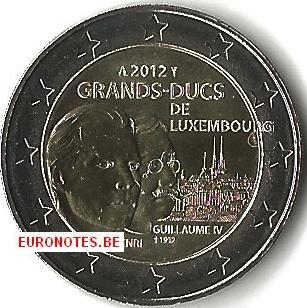 Luxembourg 2012 - 2 euro Grand-Duc Henri et Guillaume UNC