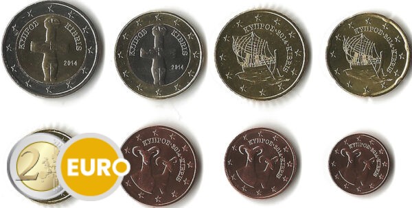 Série euro UNC Chypre 2014