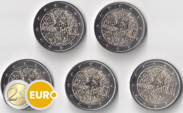 2 euros Allemagne 2019 - ADFGJ Mur de Berlin UNC