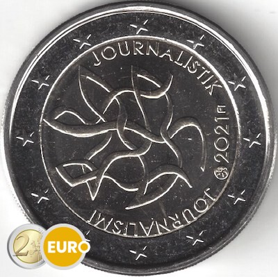 2 euros Finlande 2021 - Journalisme UNC