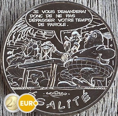 10 euros France 2015 - Asterix égalité Le Cadeau de César