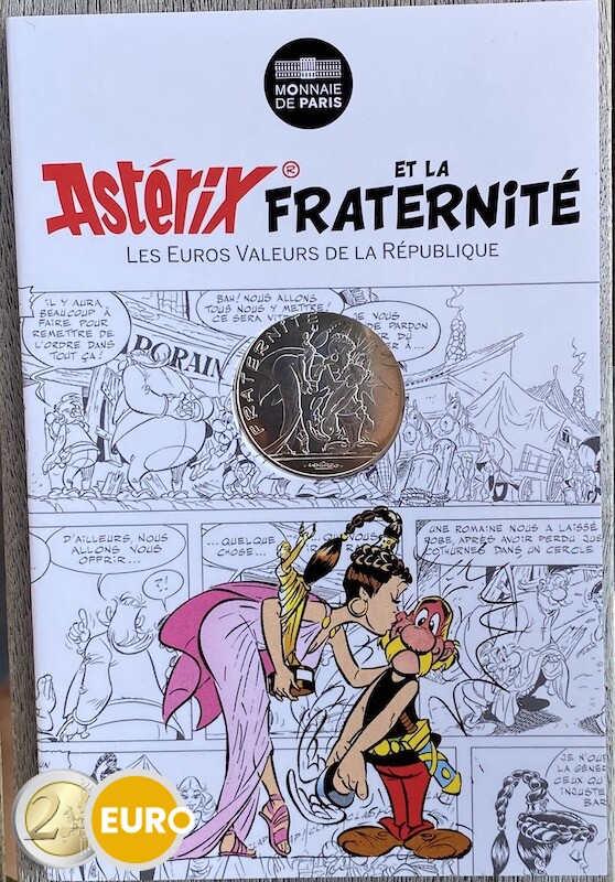 10 euros France 2015 - Asterix fraternité et Latraviata - en cartelette