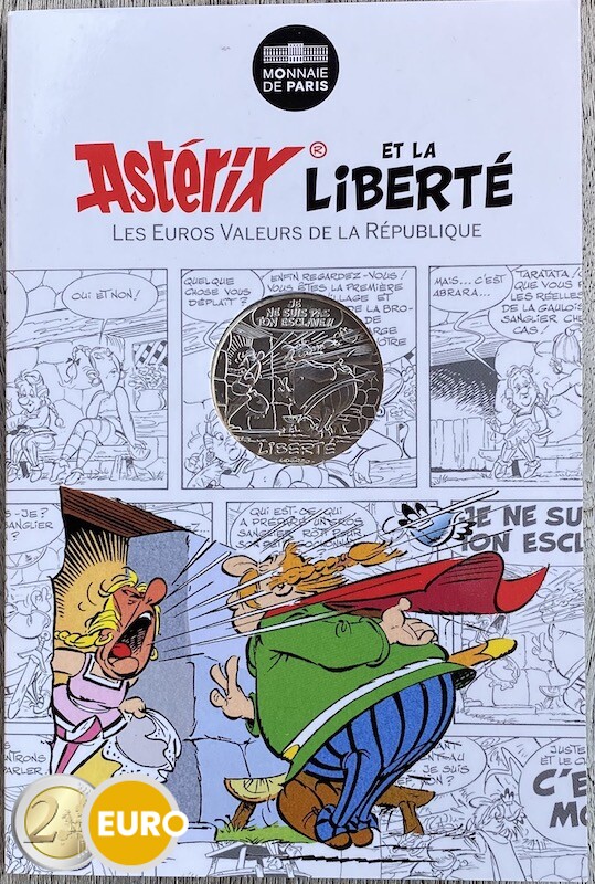 10 euros France 2015 - Asterix Liberté La Rose et le Glaive - en cartelette