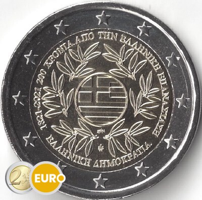 2 euros Grèce 2021 - Révolution grecque UNC