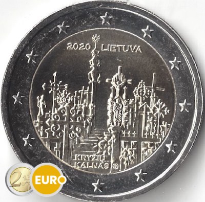 2 euros Lituanie 2020 - Colline des Croix UNC