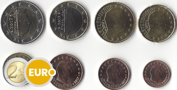 Série euro UNC Luxembourg 2017