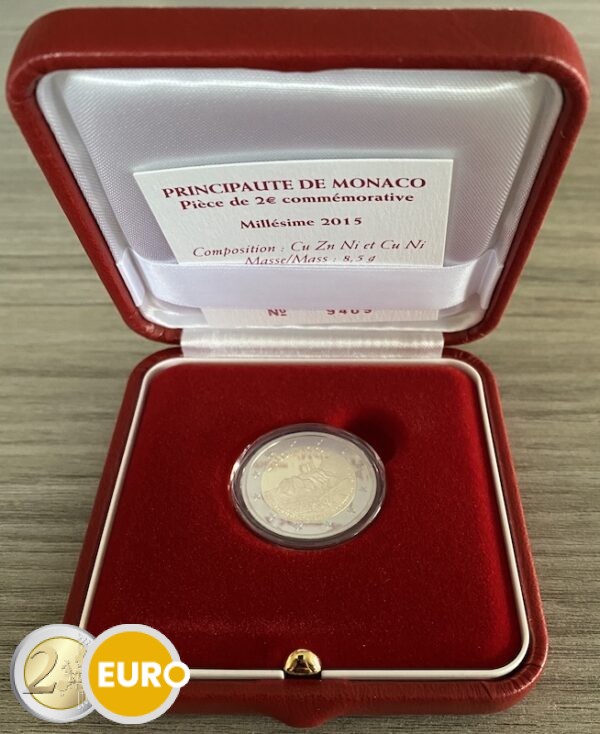 2 euro Monaco 2015 - Chateau BE Proof