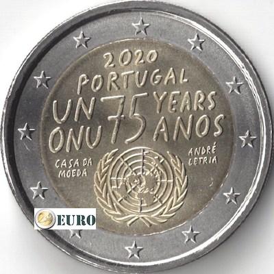 2 euros Portugal 2020 - Nations Unies ONU UNC