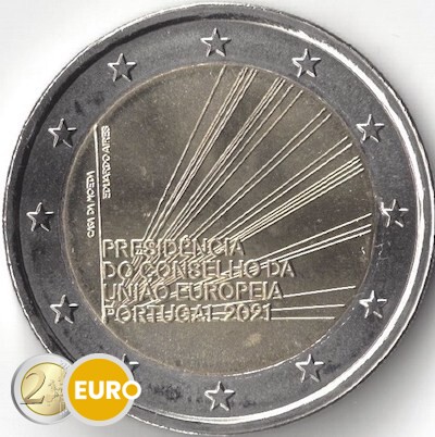 2 euros Portugal 2021 - Presidence UE UNC