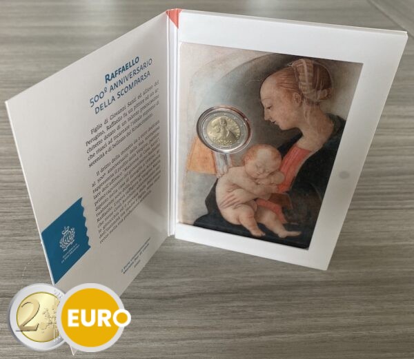 2 euros Saint-Marin 2020 - Raffaello BU FDC