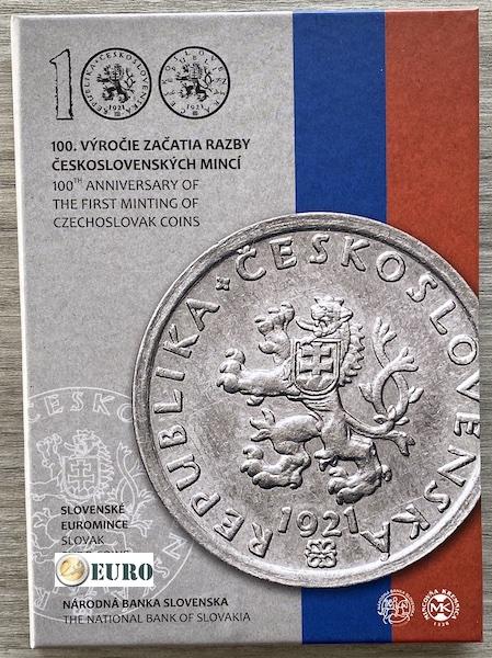 Série euro BE Proof Slovaquie 2021 - Monnaie tchécoslovaque