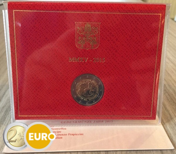 2 euros Vatican 2015 - Rencontre Mondiale des Familles BU FDC