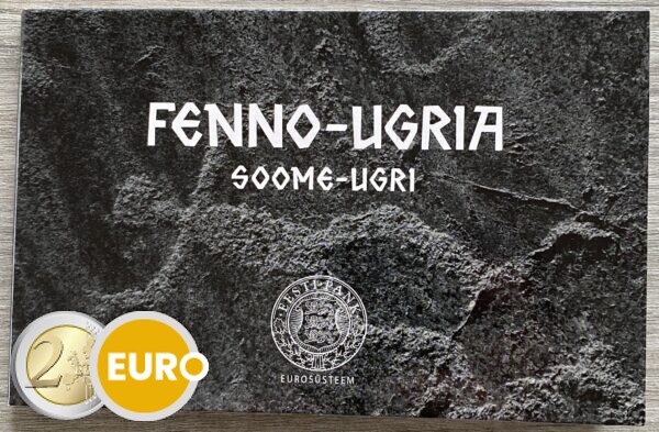 2 euros Estonie 2021 - Peuples finno-ougriens BU FDC Coincard