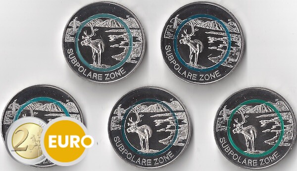 5 euros Allemagne 2020 - Zone Subpolaire ADFGJ UNC