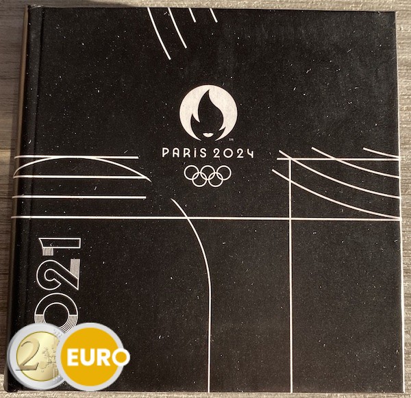 2 euros France 2021 - Remise drapeau olympique BE Proof