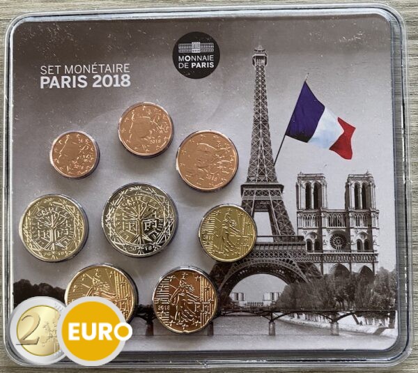 Série euro BU FDC France 2018 - Paris
