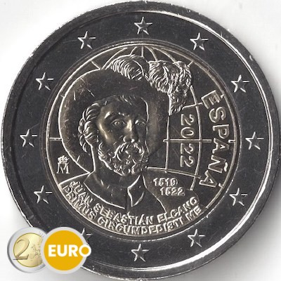 2 euros Espagne 2022 - 500 ans première circumnavigation UNC