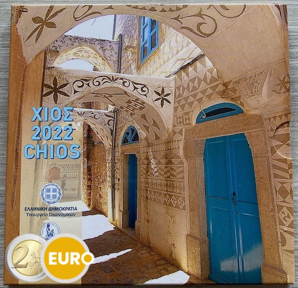 Série euro BU FDC Grèce 2022 Chios