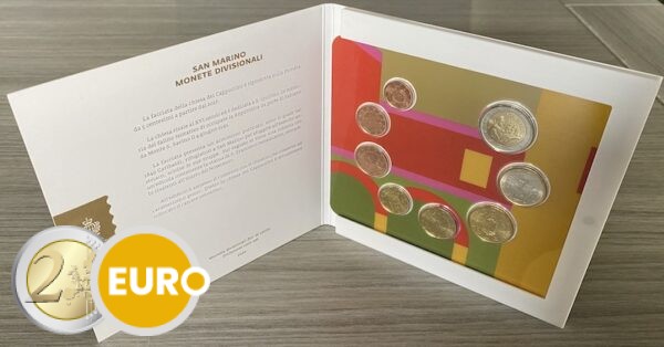 Série euro BU FDC Saint-Marin 2022