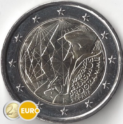 2 euros Espagne 2022 - Erasmus UNC