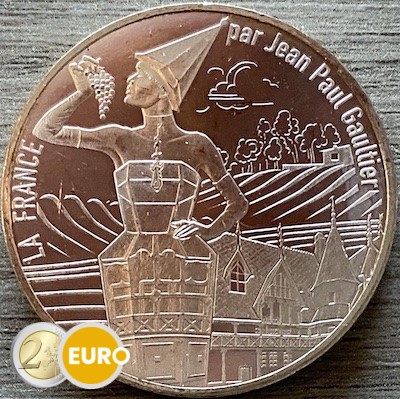 10 euros France 2017 - Jean-Paul Gaultier - Bourgogne millésimée
