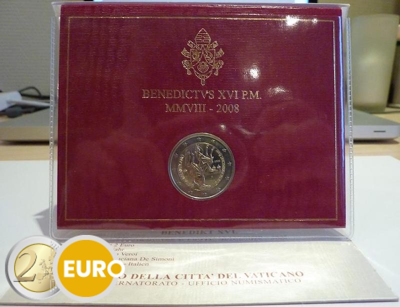 2 euros Vatican 2008 Année de Saint Paul BU FDC | LaMonnaieDeLaPiece.com