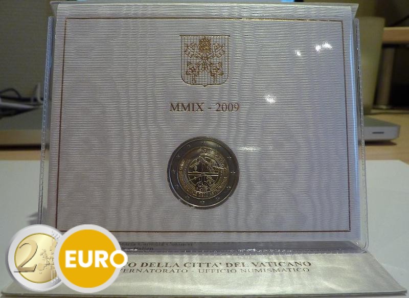 2 euros Vatican 2009 - Année de l'Astronomie BU FDC