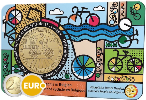 2,50 euros Belgique 2023 - Expérience du cyclisme BU FDC Coincard FR