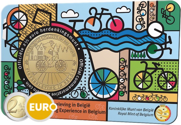2,50 euros Belgique 2023 - Expérience du cyclisme BU FDC Coincard NL