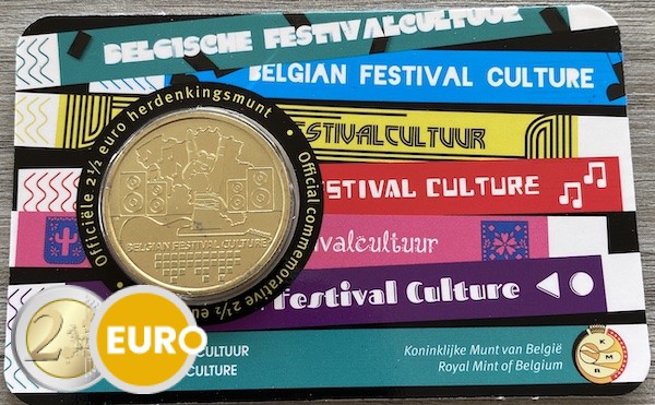 2,50 euros Belgique 2023 - Culture des festivals BU FDC Coincard NL