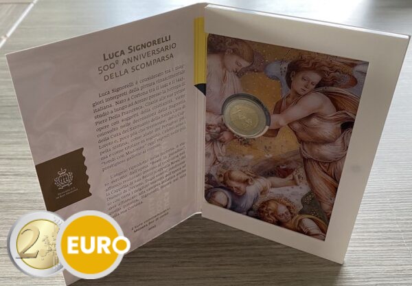 2 euros Saint-Marin 2023 - Luca Signorelli BU FDC