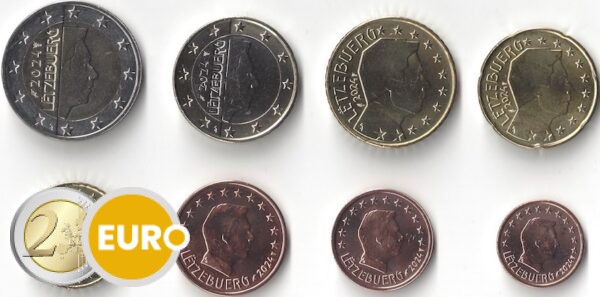 Luxemburg - Luxemburg - Luxembourg - 1 cent tot 2 euro 2024 unc