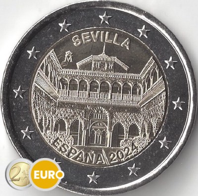 2 euros Espagne 2024 - Cathédrale de Séville UNC