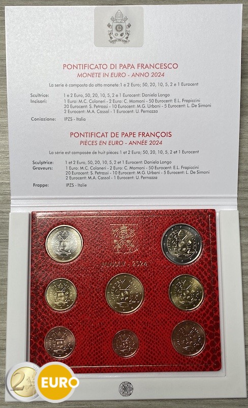 Série euro BU FDC Vatican 2024