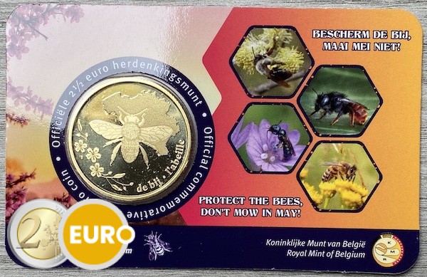 2,50 euros Belgique 2024 - L'abeille BU FDC Coincard NL