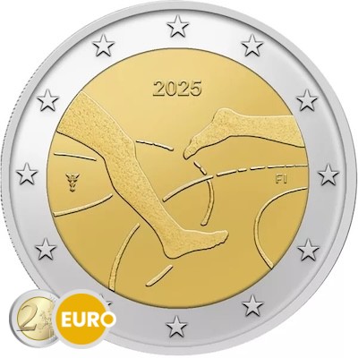 2 euros Finlande 2025 - Jeux d'Athlétisme UNC
