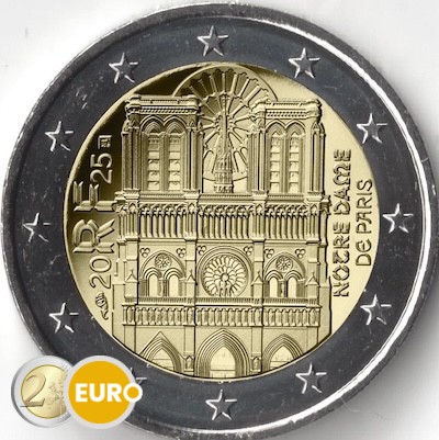 2 euros France 2025 - Notre Dame de Paris UNC