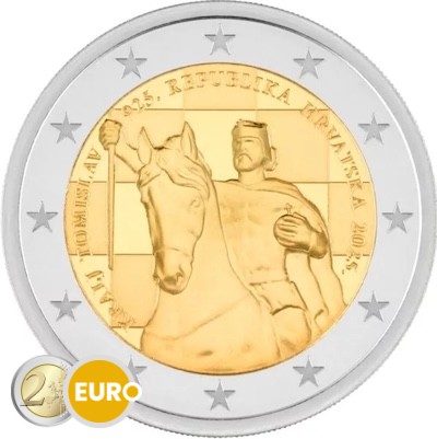 2 euros Croatie 2025 - 1100 ans Croatie UNC
