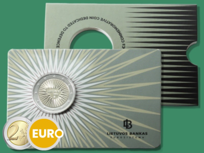 2 euros Lituanie 2025 - Défense BU FDC Coincard