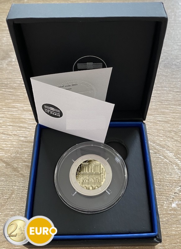 2 euros France 2025 - Notre Dame de Paris BE Proof
