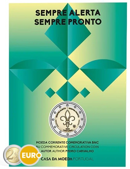 2 euros Portugal 2025 - Scoutisme et Mouvements de Jeunesse BU FDC Coincard