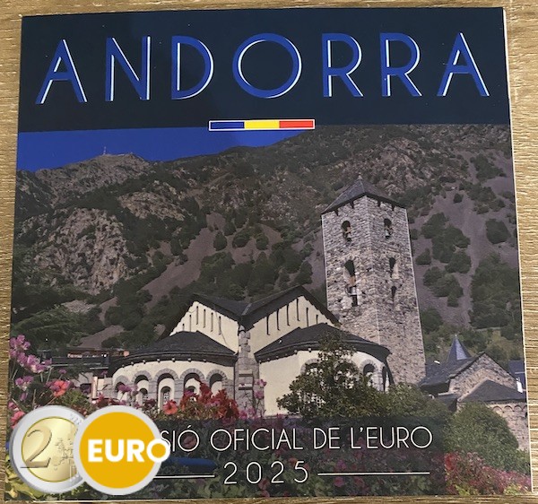 Série euro BU FDC Andorre 2025