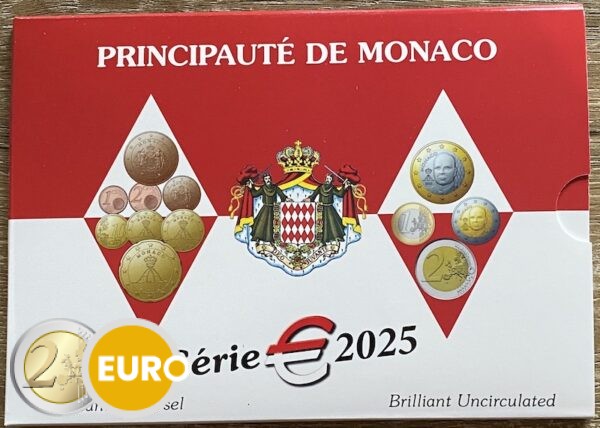 Série euro BU FDC Monaco 2025