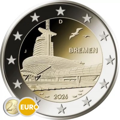 2 euros Allemagne 2026 - Brême Maison du climat UNC