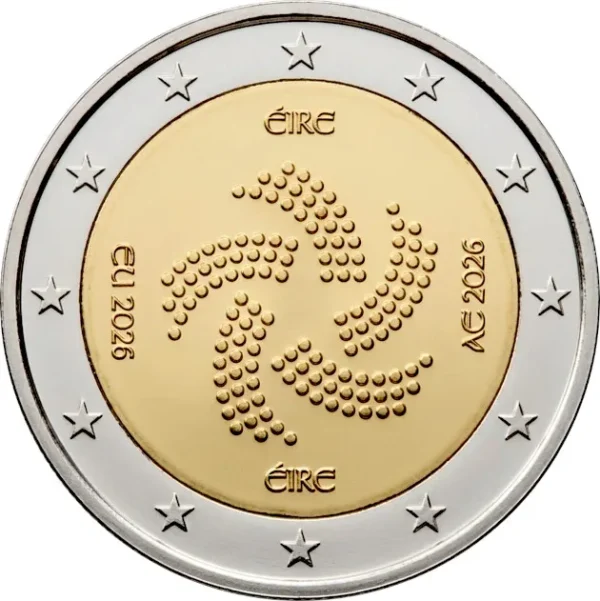 2 euros Irlande 2026 - Présidence de l'UE UNC